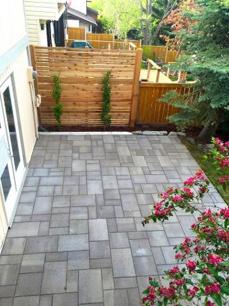 Stone Patio Lounge Space