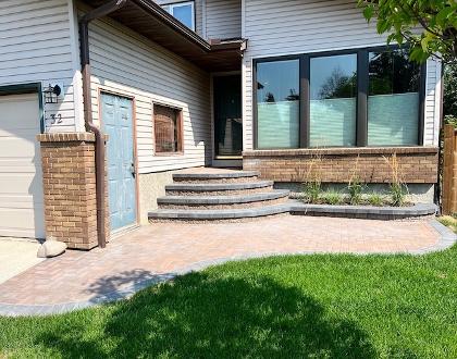 Natural Stone Walkway and Patio