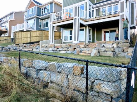 Large Block Retaining Wall