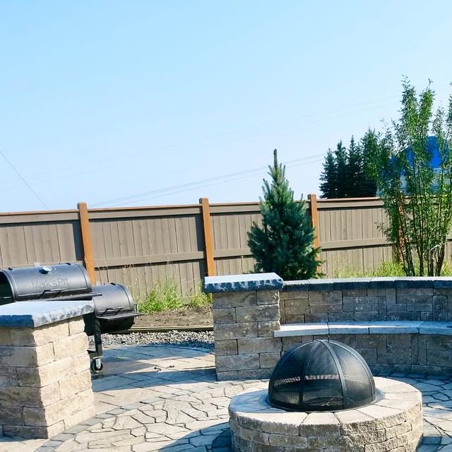 Custom Stone Fireplace